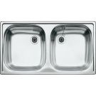 Mosogató rozsdamentes 800*440 2medencés
TEKA