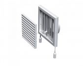 Vents szellőzőrács zsalus 187x187
Csőcsatlakozóval MV120VR